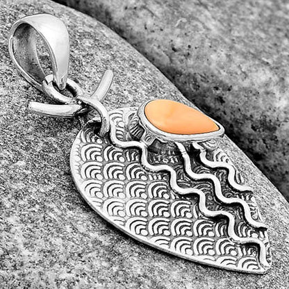 Natural Spiny Oyster Shell - Arizona Pendant P-1267 SDP130312