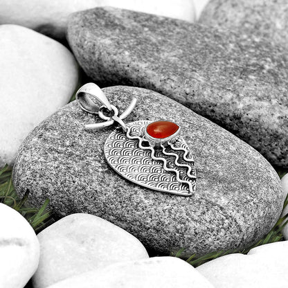 Natural Carnelian Pendant P-1267 SDP130324