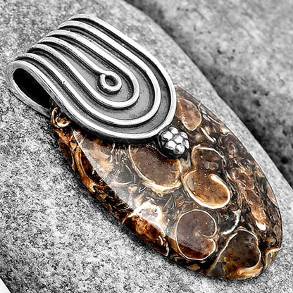 Natural Turtella Jasper - USA Pendant P-1584 SDP130375