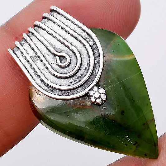 Natural Chrome Chalcedony Pendant P-1584 SDP130389