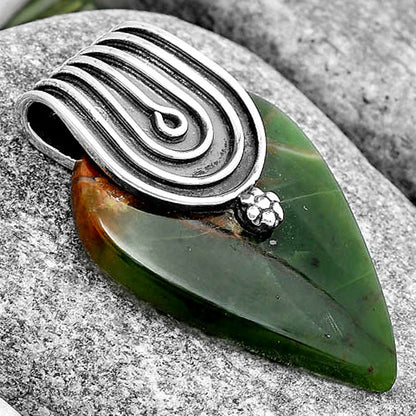 Natural Chrome Chalcedony Pendant P-1584 SDP130389