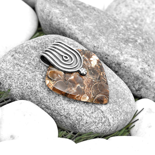 Natural Turtella Jasper - USA Pendant P-1584 SDP130392