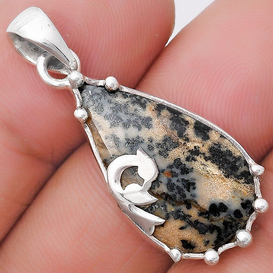 Natural Russian Honey Dendrite Opal Pendant P-1698 SDP130445