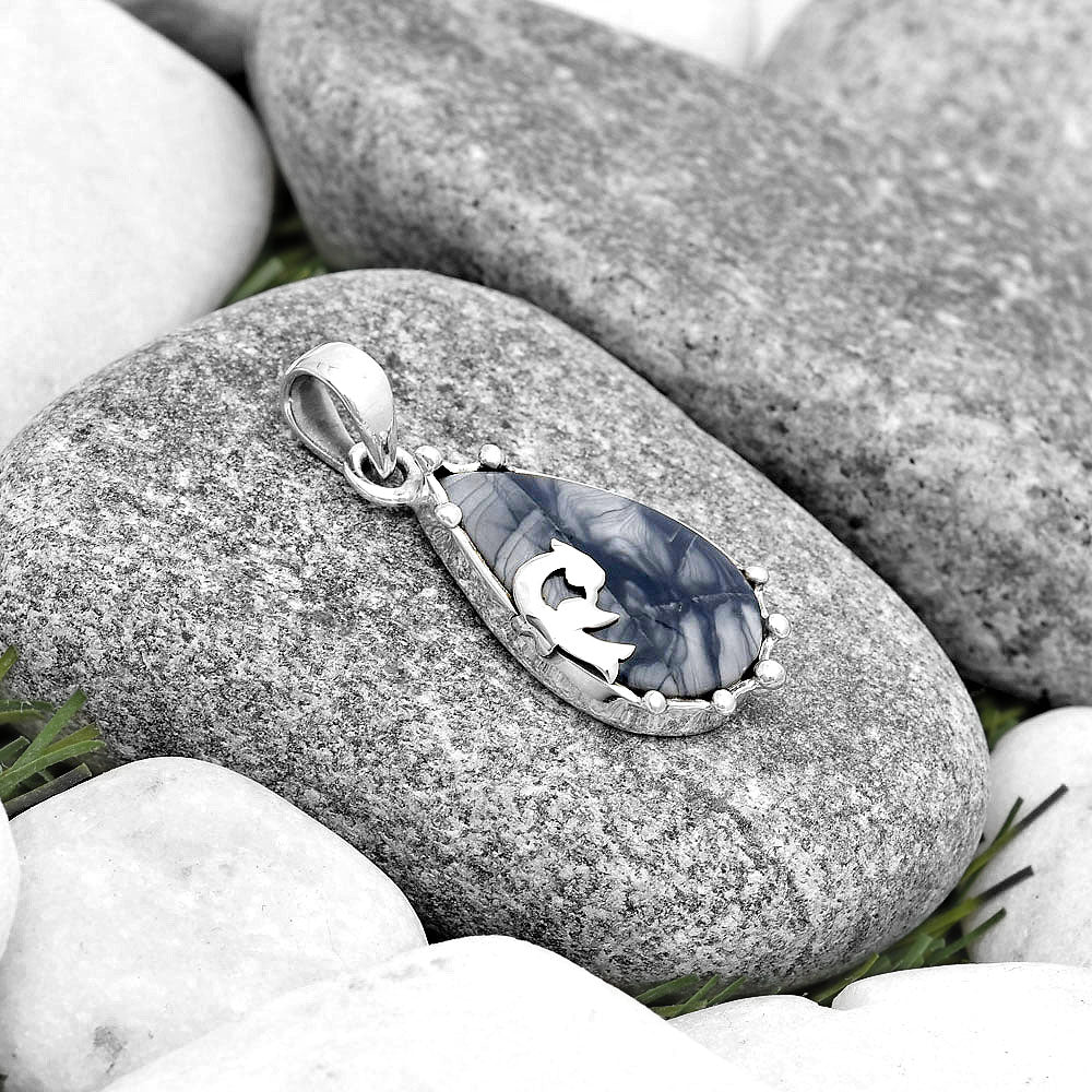 Natural Picasso Jasper Pendant P-1698 SDP130459
