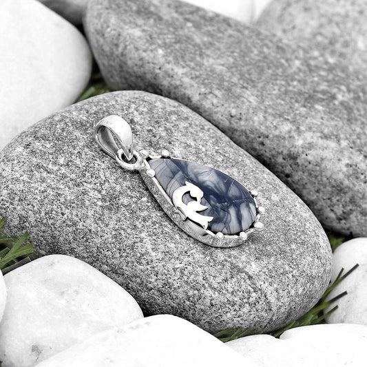 Natural Picasso Jasper Pendant P-1698 SDP130459