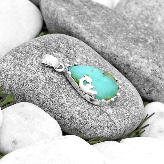 Natural Boulder Chrysoprase Australia Pendant P-1698 SDP130467
