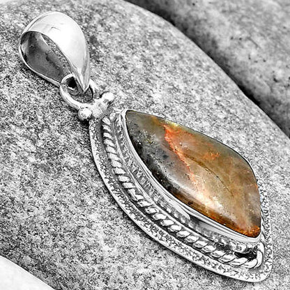 Natural Australian Prehnite Pendant P-1181 SDP130576