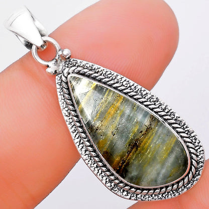 Natural Blue Aragonite Pendant P-1181 SDP130578