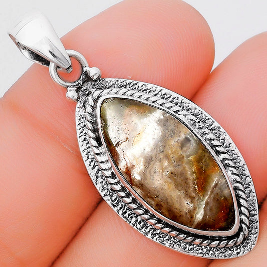 Natural Australian Prehnite Pendant P-1181 SDP130587