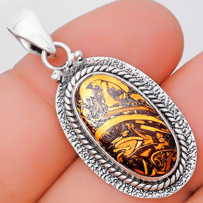 Natural Coquina Fossil Jasper - India Pendant P-1181 SDP130595