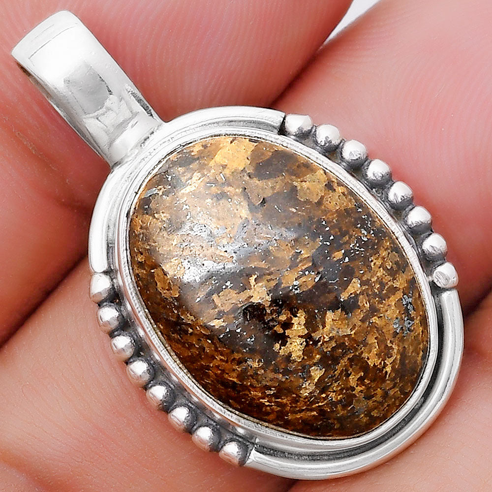 Natural Bronzite Pendant P-1326 SDP130664