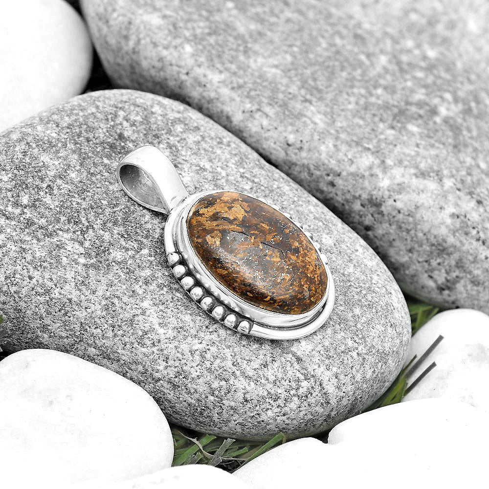 Natural Bronzite Pendant P-1326 SDP130664