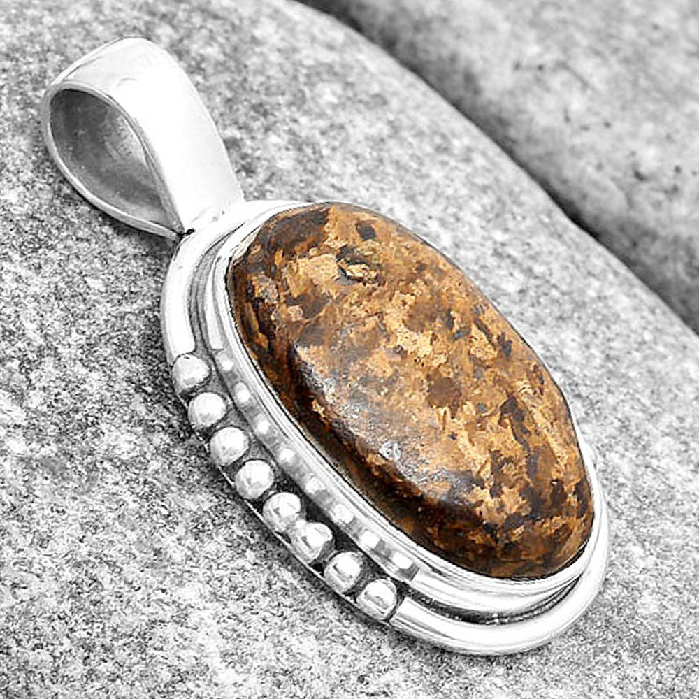 Natural Bronzite Pendant P-1326 SDP130672