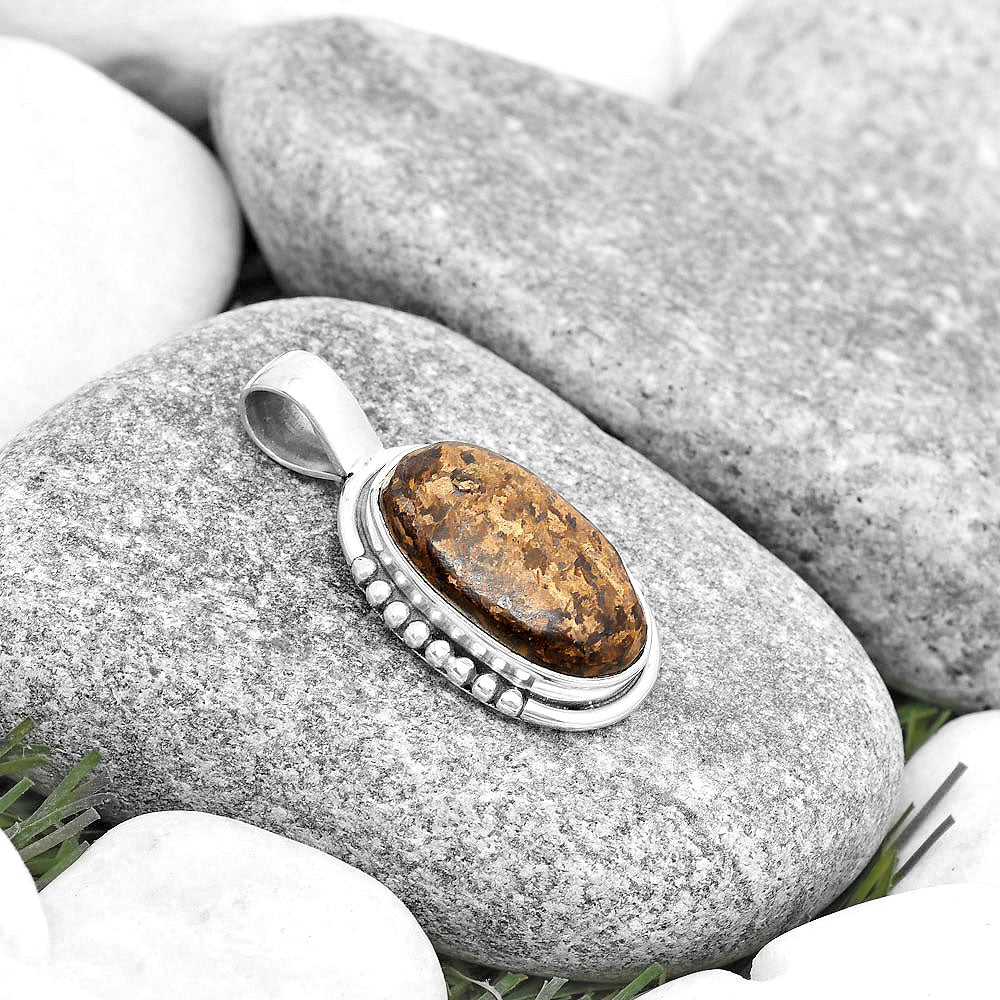 Natural Bronzite Pendant P-1326 SDP130672