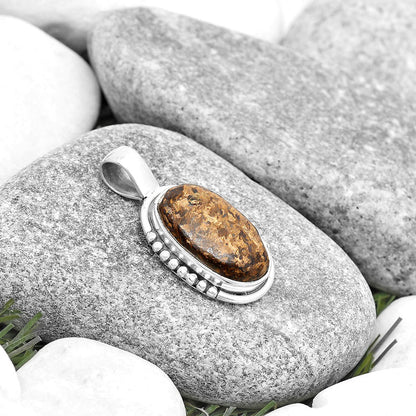Natural Bronzite Pendant P-1326 SDP130672