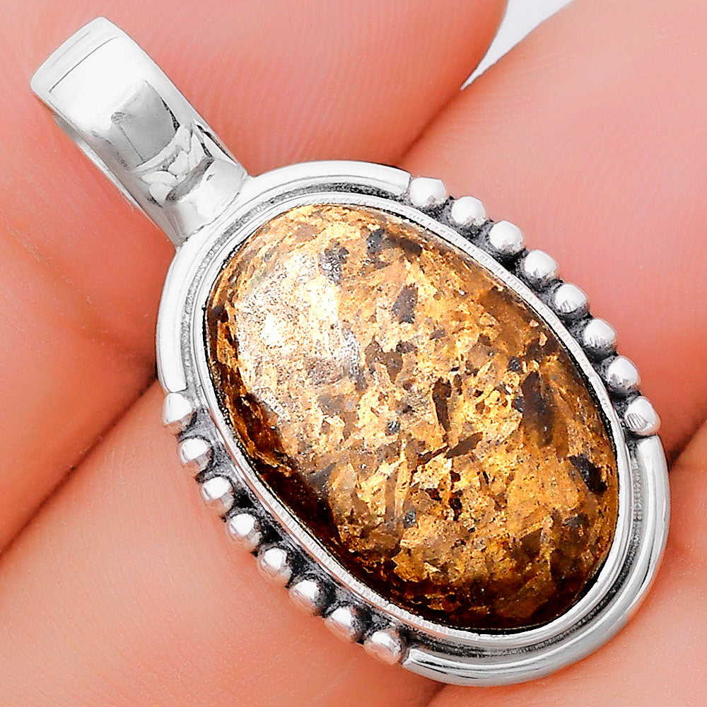 Natural Bronzite Pendant P-1326 SDP130679