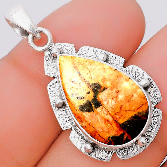 Natural Moroccan Yellow Jacket Jasper Pendant P-1485 SDP130690