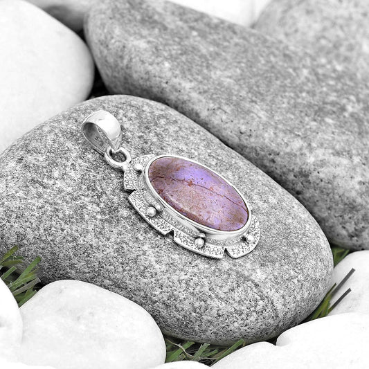 Natural Lavender Jade Pendant P-1485 SDP130699
