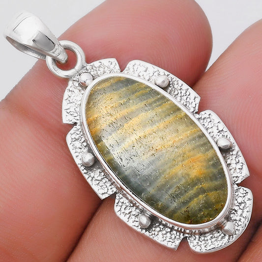 Natural Blue Aragonite Pendant P-1485 SDP130705