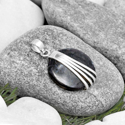 Natural Indigo Gabbro Pendant P-1302 SDP130733