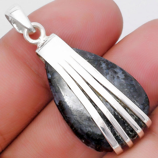 Natural Indigo Gabbro Pendant P-1302 SDP130748