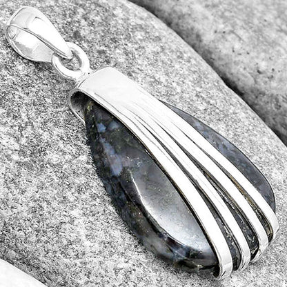 Natural Indigo Gabbro Pendant P-1302 SDP130748