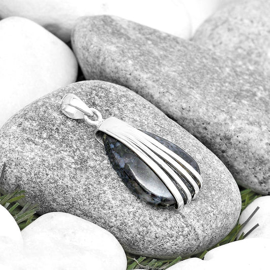 Natural Indigo Gabbro Pendant P-1302 SDP130748