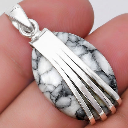 Natural Pinolith Stone Pendant P-1302 SDP130756