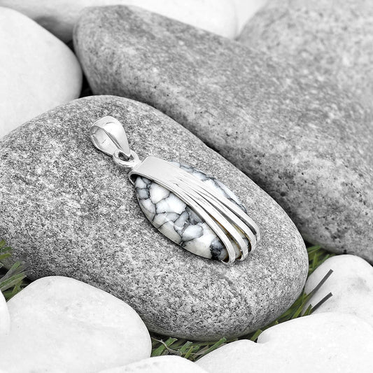 Natural Pinolith Stone Pendant P-1302 SDP130756