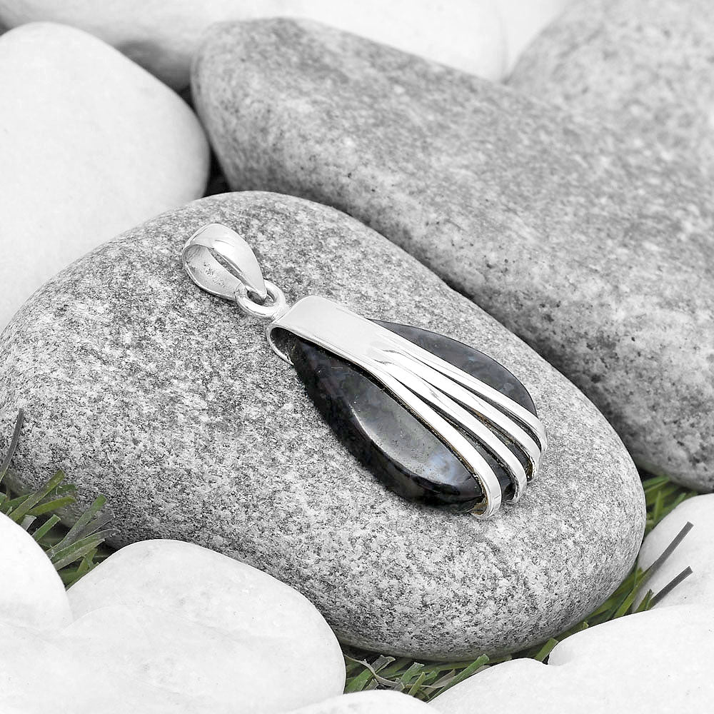 Natural Indigo Gabbro Pendant P-1302 SDP130757