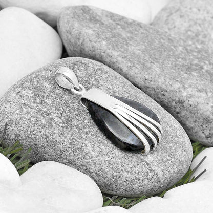 Natural Indigo Gabbro Pendant P-1302 SDP130757