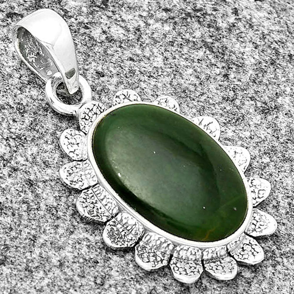 Natural Chrome Chalcedony Pendant P-1205 SDP130765