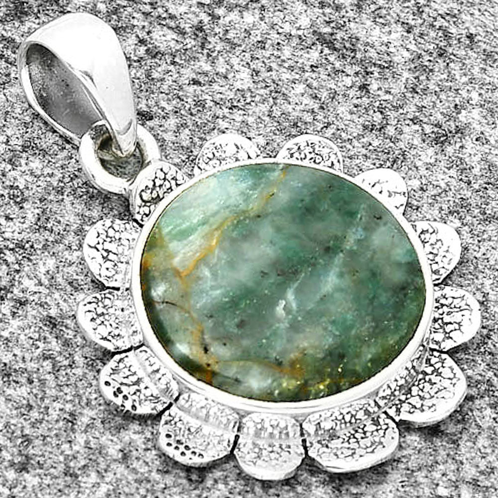 Natural Larsonite Jasper Pendant P-1205 SDP130772