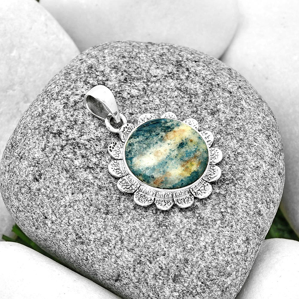 Natural Blue Scheelite - Turkey Pendant P-1205 SDP130784