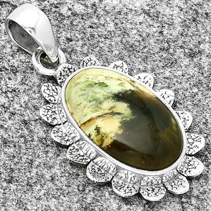 Natural Chrome Chalcedony Pendant P-1205 SDP130790