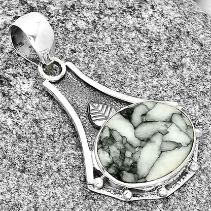 Natural Pinolith Stone Pendant P-1715 SDP130791