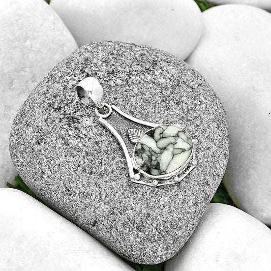 Natural Pinolith Stone Pendant P-1715 SDP130791