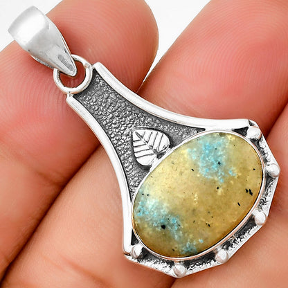 Natural Cavansite - India Pendant P-1715 SDP130805