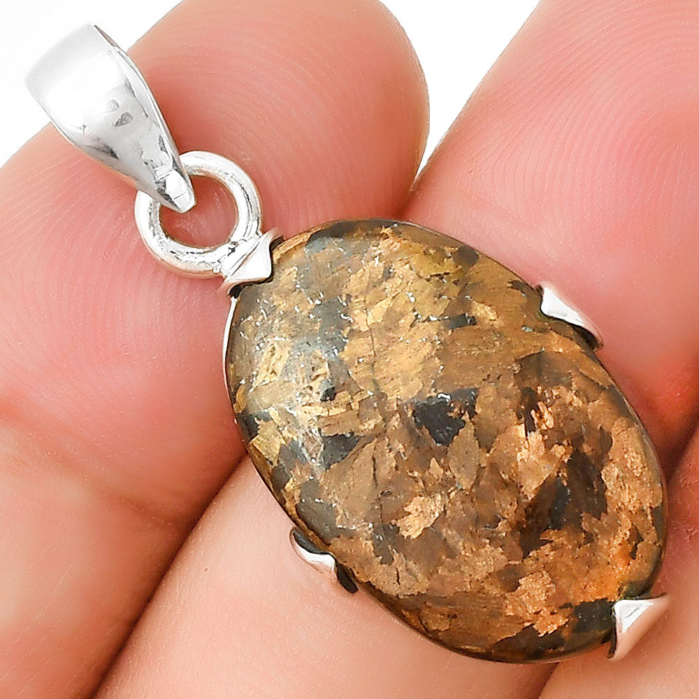 Natural Bronzite Pendant P-1548 SDP130969