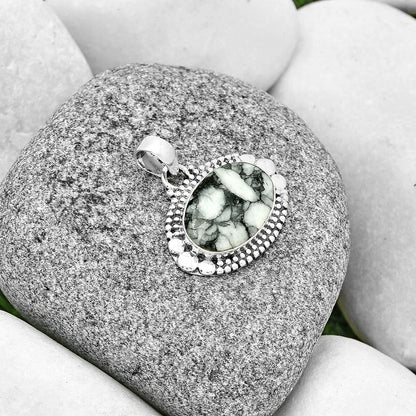 Natural Pinolith Stone Pendant P-1677 SDP130974