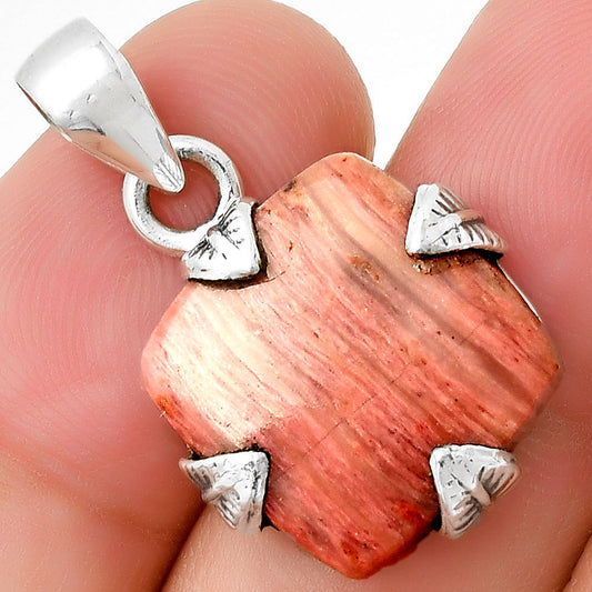 Natural Pink Tulip Quartz Pendant P-1548 SDP130999