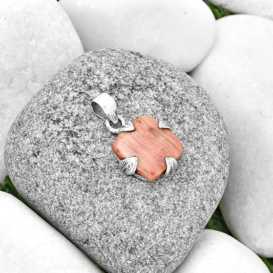 Natural Pink Tulip Quartz Pendant P-1548 SDP130999