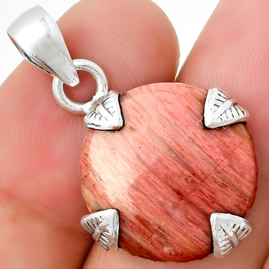 Natural Pink Tulip Quartz Pendant P-1548 SDP131010