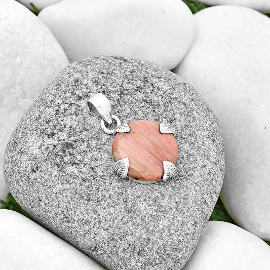 Natural Pink Tulip Quartz Pendant P-1548 SDP131010