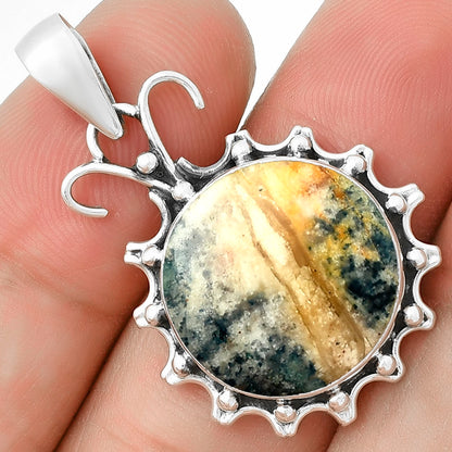 Natural Blue Scheelite - Turkey Pendant P-1249 SDP131049