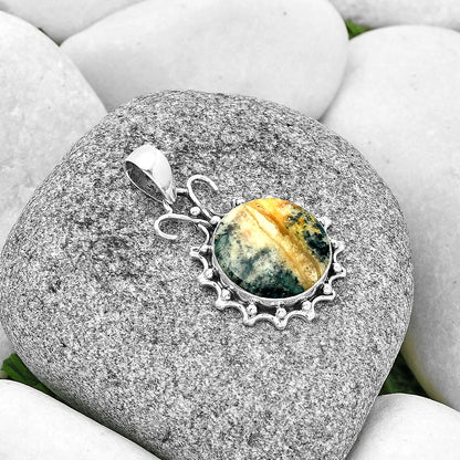 Natural Blue Scheelite - Turkey Pendant P-1249 SDP131049