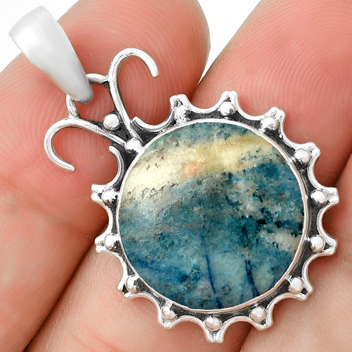 Natural Blue Scheelite - Turkey Pendant P-1249 SDP131056