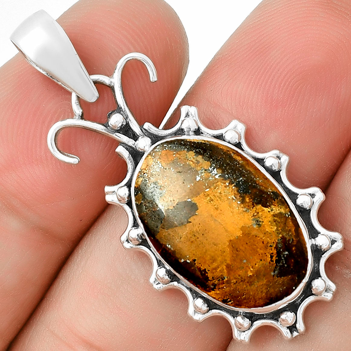 Natural Bronzite Pendant P-1249 SDP131059