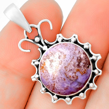 Natural Lavender Jade Pendant P-1249 SDP131064