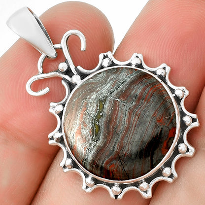 Natural Iron Tiger Eye Pendant P-1249 SDP131075